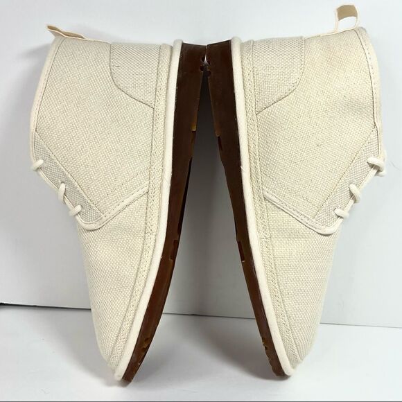 Mens UGG Neumel Natural Lace Up Hemp Canvas Chukka Boots in Natural 9 - Picture 7 of 10